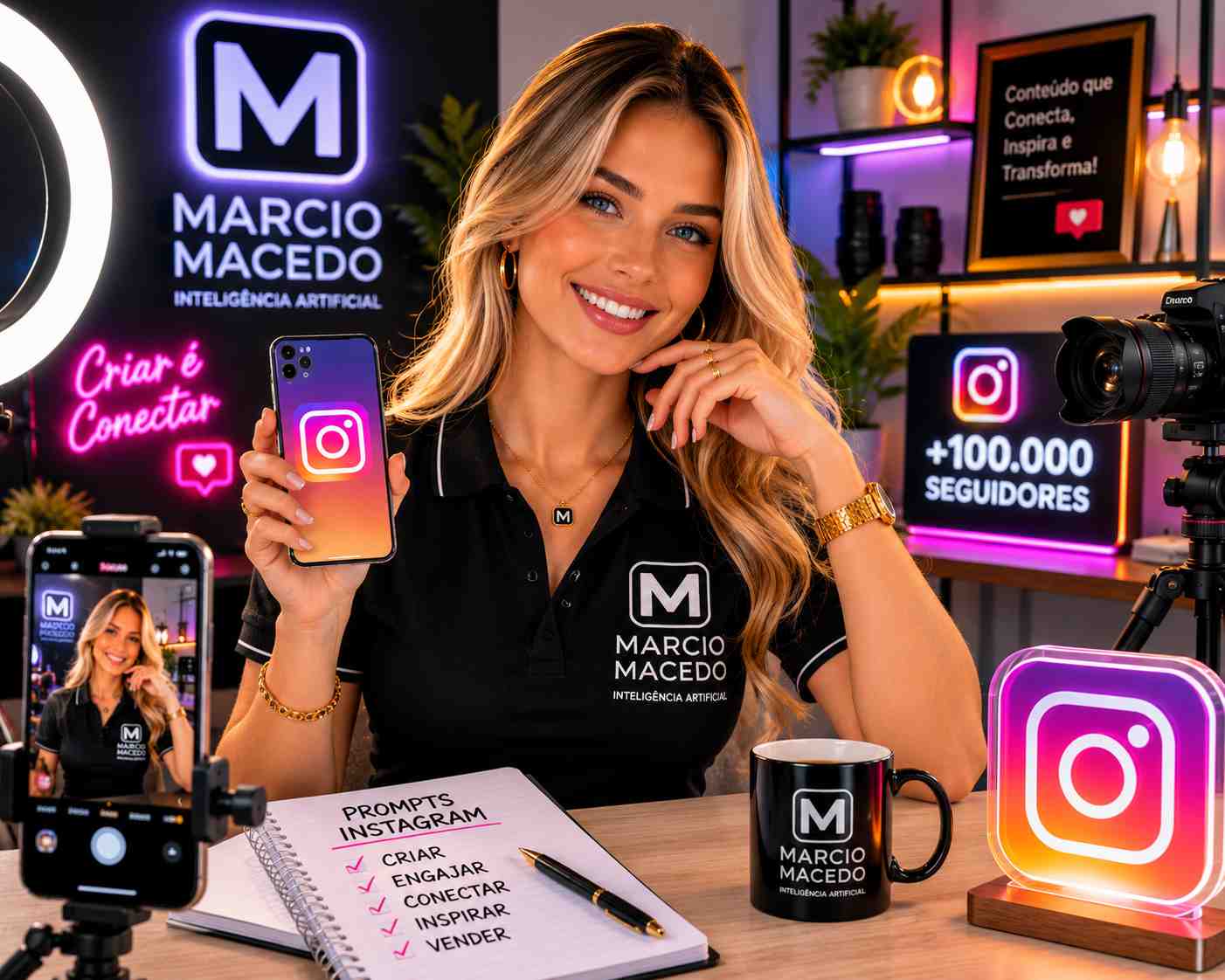 Módulo de IA para Instagram.