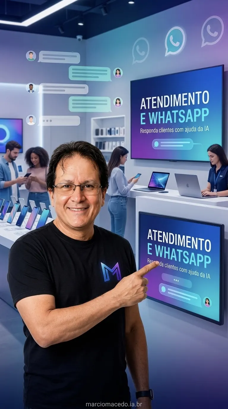 Atendimento e WhatsApp com IA para comerciantes